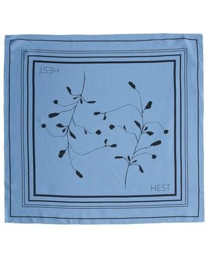 Hèst Silky Scarves - Blue