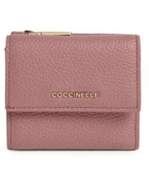 Coccinelle Metallic Soft Geldbörse - Pink