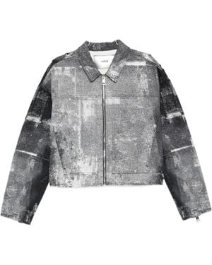 Purple Brand Denim Jackets - Grey