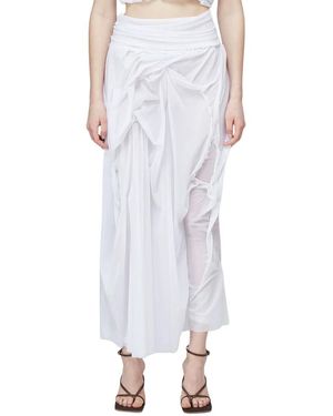 DI PETSA Midi Skirts - Bianco