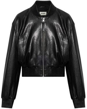 Arma Leather Jackets - Negro