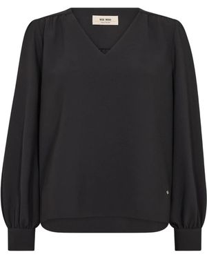 Mos Mosh Blouses - Zwart