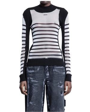 Jean Paul Gaultier Round-Neck Knitwear - Zwart