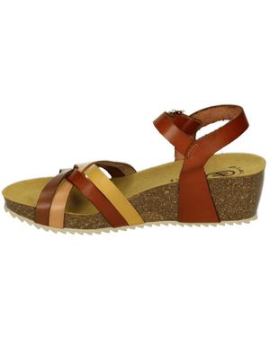 Hee 26011 Flat Sandal - Braun
