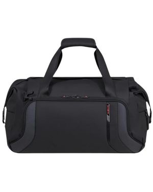 Samsonite Tassen ,Zwart ,Polyester Glazed Duffle/Bp 48/19