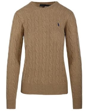 Ralph Lauren Round-Neck Knitwear - Brown
