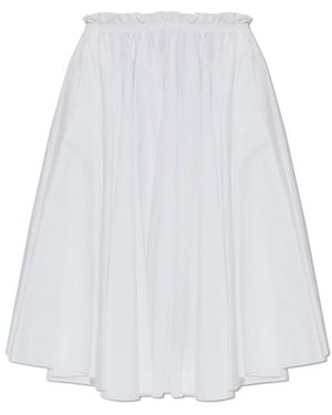 Ami Paris Rokken ,Wit ,Katoen Corolla Skirt