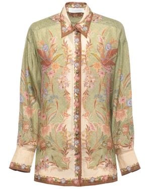 Zimmermann Indra Relaxed Shirt - Naturel