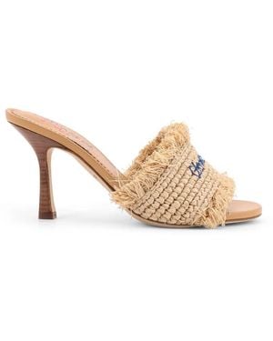 DSquared² Heeled Mules - White