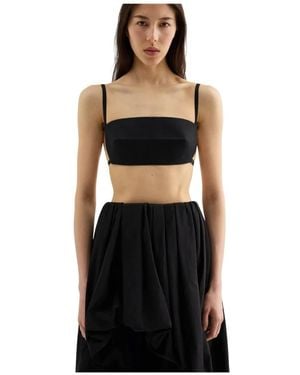 Jil Sander Sleeveless Tops - Negro