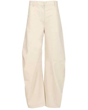 Acne Studios Broeken ,Katoen Casual Twill Broek - Naturel