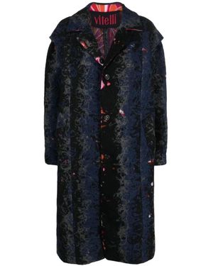 VITELLI Single-Breasted Coats - Azul