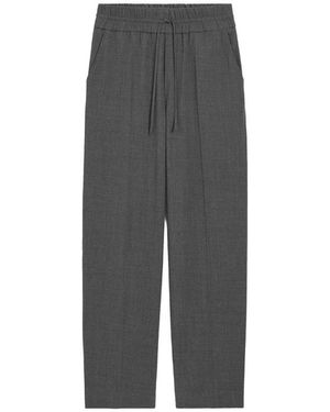 Ami Paris Straight Trousers - Gris