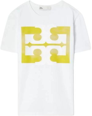 Tory Burch T-Shirts - Yellow