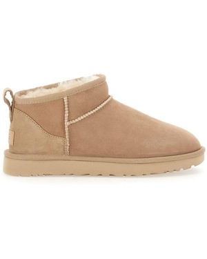 UGG Schoenen ,Wol Classic Ultra Mini - Naturel