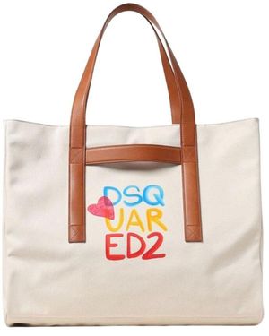 DSquared² Logo Tote Bag - Rot