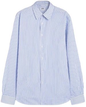 Aspesi Overhemden ,Blauw ,Casual Shirts