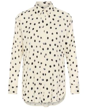 Inwear Overhemden ,Veelkleurig ,Vanilla Brush Dot - Wit