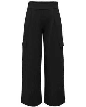 Jacqueline De Yong Wide Trousers - Nero