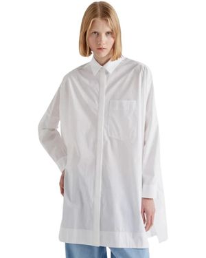 MEIMEIJ Ampia Camicia Lunga - Grijs