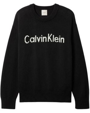 Calvin Klein Round-Neck Knitwear - Nero