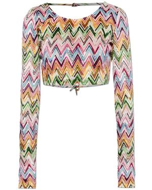 Missoni Long Sleeve Tops - Rosa