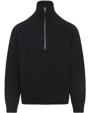 Tom Ford Pullover Mit Halbem Reißverschluss - Schwarz
