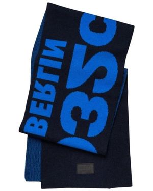 032c Accessoires ,Blauw ,Blauwe Selfie Sjaal