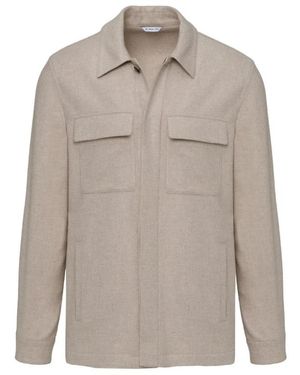 Manuel Ritz Blazer Giacca Camicia - Grijs
