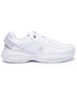 Tommy Hilfiger Perforated Tech Runner Trainers - White