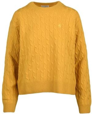 Ballantyne Round-Neck Knitwear - Giallo