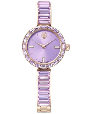 Swarovski Matrix Bangle Horloge - Paars