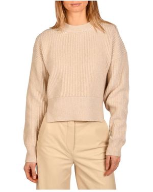 JOSEPH Round-Neck Knitwear - Neutro
