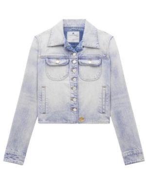 Courreges Denim Jackets - White