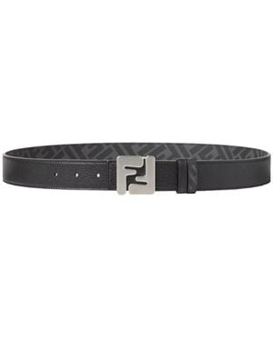 Fendi Ff Squared Gürtel - Schwarz