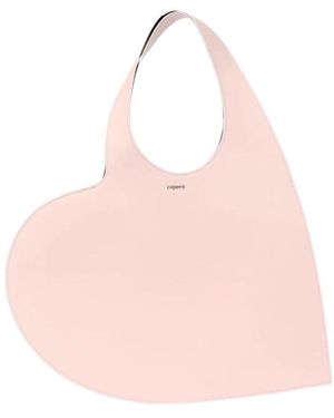 Coperni Rosa Lederhandtasche Mit Chic Design - Pink
