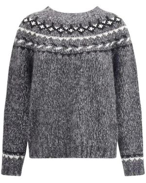 P.A.R.O.S.H. Round-Neck Knitwear - Gris