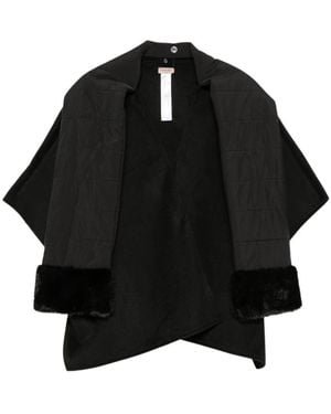 Twinset Poncho Cape - Schwarz