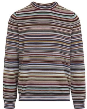Paul Smith Rundhals-Pullover - Grau