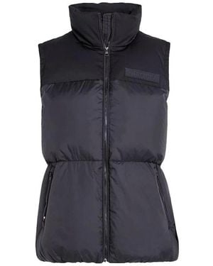 Tommy Hilfiger Jassen ,Zwart ,Polyester New York Puffer Bodywarmer - Blauw