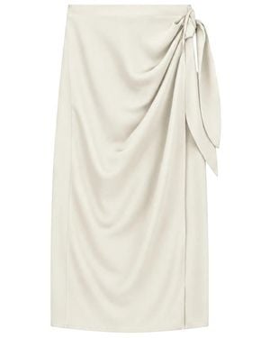 Imperial Midi Skirts - Natural