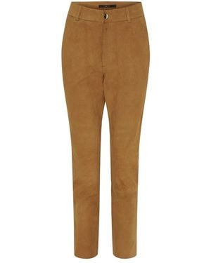 Btfcph Leather Trousers - Marrón