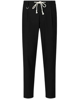 Paolo Pecora Cropped Trousers - Black