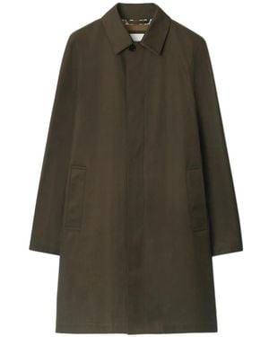 Burberry Single-Breasted Coats - Verde