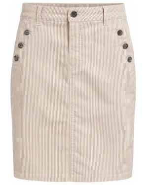 2-Biz Midi Skirts - Natural