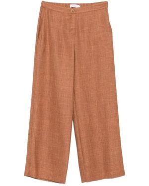 Barba Napoli Wide Trousers - Marrone