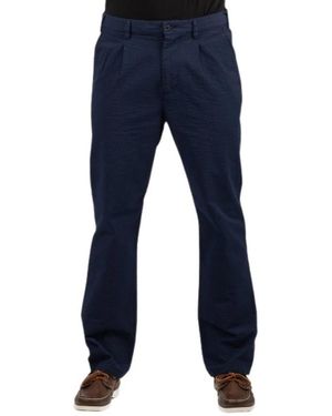 Brooksfield Straight Trousers - Bleu
