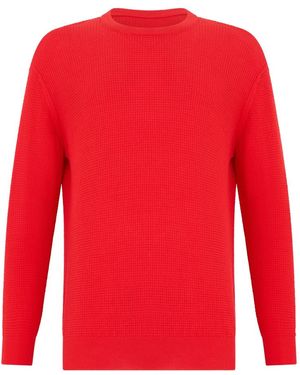 Fedeli Round-Neck Knitwear - Red