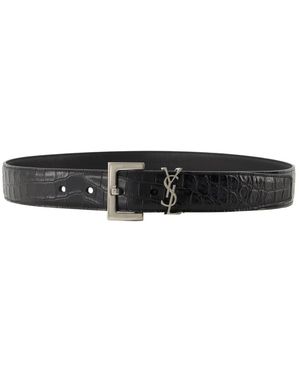 Saint Laurent Cassandre Belt - Zwart
