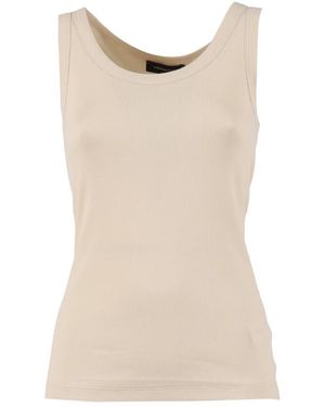 Fabiana Filippi Sleeveless Tops - Natural